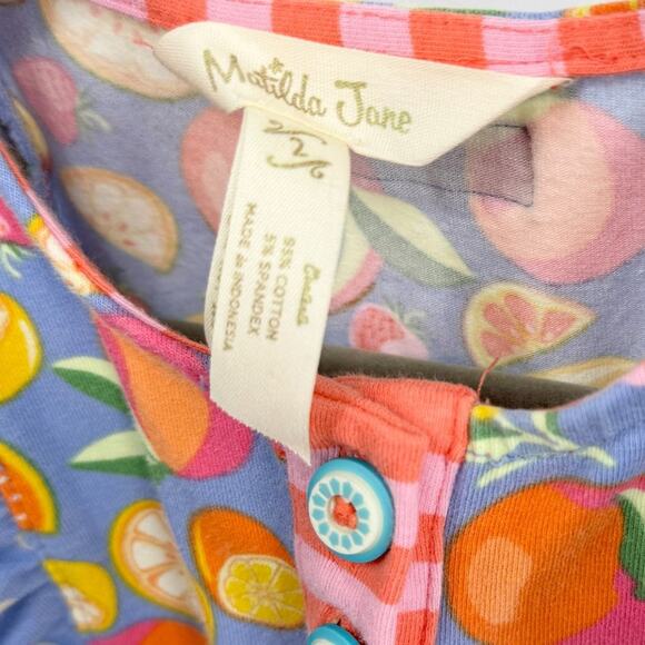 Matilda Jane Girl's Tutti Fruity Fruits Romper Size 2 - Picture 6 of 8